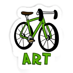 Sticker Rennrad Art Image