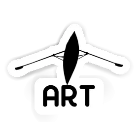 Art Aufkleber Ruderboot Image