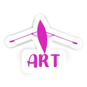 Ruderboot Sticker Art Image