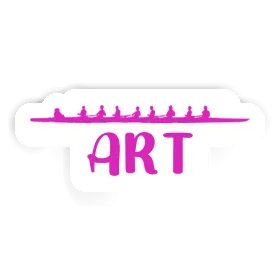 Ruderboot Sticker Art Image