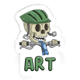 Sticker Art Biker Image