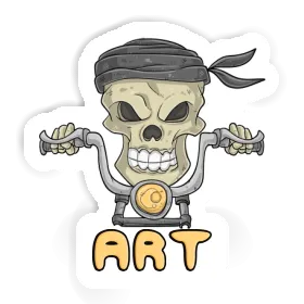 Art Sticker Töffahrer Image