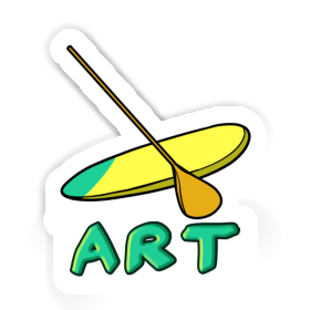 Autocollant Stand Up Paddle Art Image