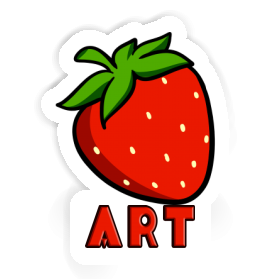 Strawberry Sticker Art Image