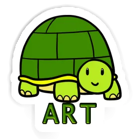 Autocollant Art Tortue Image
