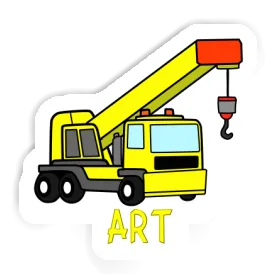 Autokran Sticker Art Image