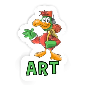 Sticker Art Hiker Image