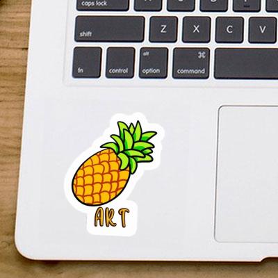 Pineapple Sticker Art Notebook Pineapple Sticker Art Notebook Image