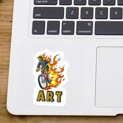 Sticker Mountainbiker Art Notebook Sticker Mountainbiker Art Notebook Image