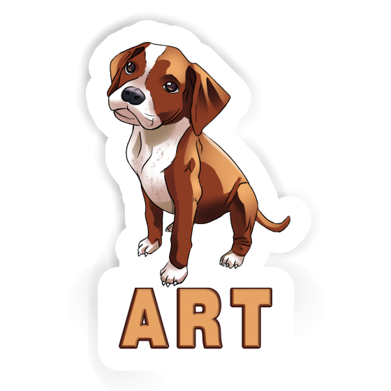 Sticker Boxer Art Notebook Image