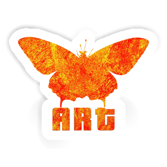 Sticker Butterfly Art Laptop Image