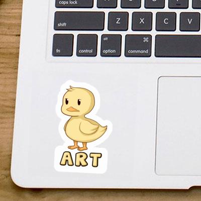 Art Sticker Duck Laptop Art Sticker Duck Laptop Image