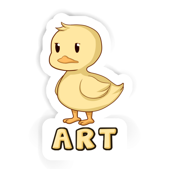Art Sticker Duck Notebook Art Sticker Duck Notebook Image