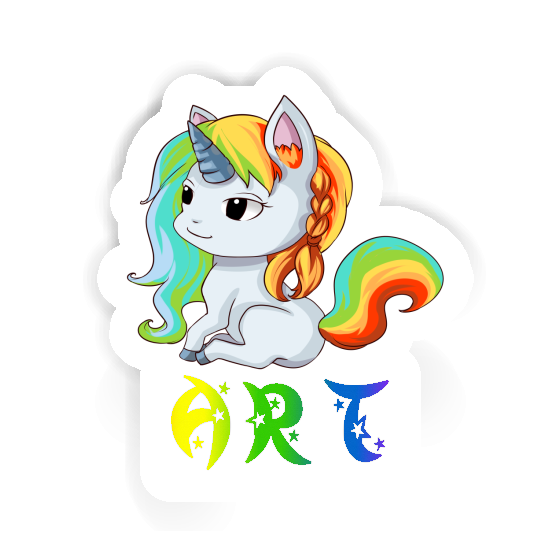 Art Sticker Unicorn Laptop Image