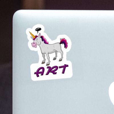 Angry Unicorn Sticker Art Laptop Image