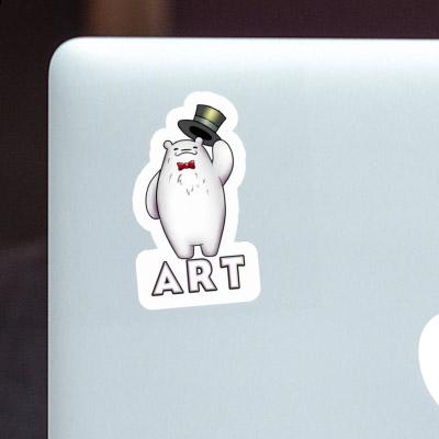 Autocollant Art Ours polaire Laptop Autocollant Art Ours polaire Laptop Image