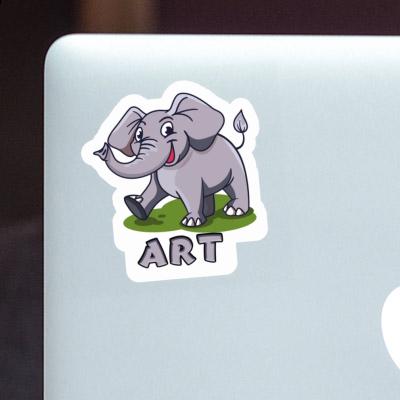 Art Sticker Elefant Notebook Art Sticker Elefant Gift package Image