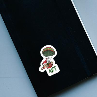 Parachutiste Autocollant Art Notebook Parachutiste Autocollant Art Gift package Image
