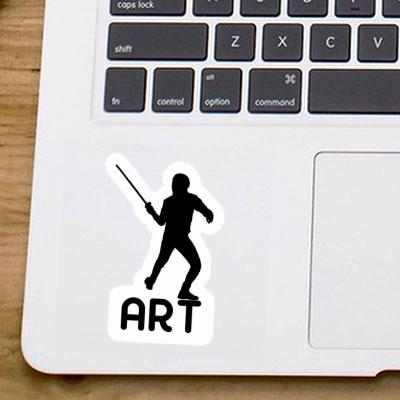 Sticker Art Fechter Laptop Sticker Art Fechter Laptop Image