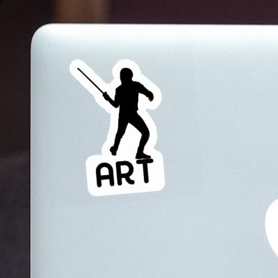 Art Autocollant Escrimeur Image