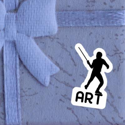 Sticker Art Fechter Notebook Sticker Art Fechter Gift package Image