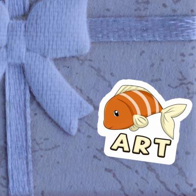 Sticker Fish Art Laptop Image