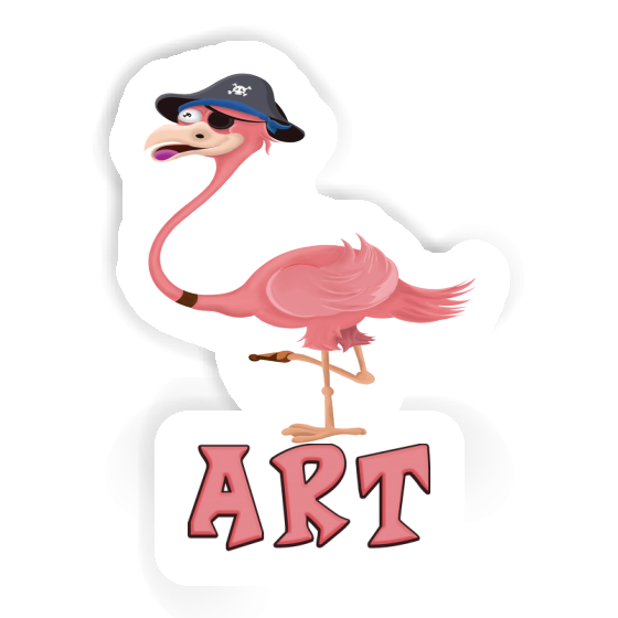 Flamingo Sticker Art Notebook Flamingo Sticker Art Gift package Image