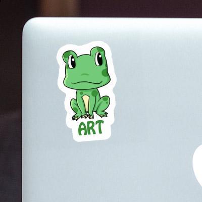 Art Sticker Frog Notebook Image