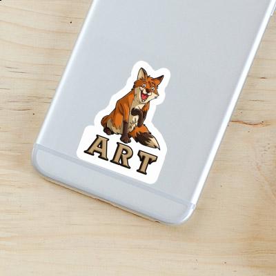 Art Sticker Fox Notebook Art Sticker Fox Gift package Image