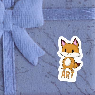 Sticker Art Fox Gift package Image