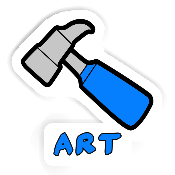 Art Sticker Gavel Notebook Art Sticker Gavel Gift package Image