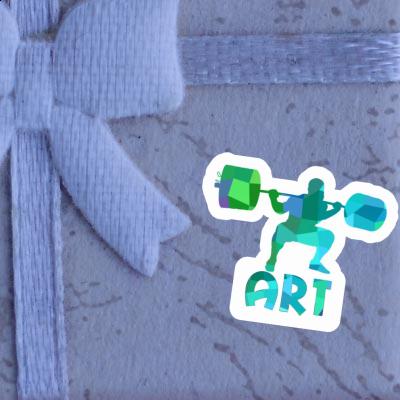 Weightlifter Sticker Art Notebook Weightlifter Sticker Art Notebook Image