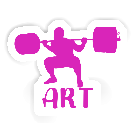 Sticker Art Weightlifter Notebook Sticker Art Weightlifter Notebook Image