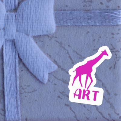 Giraffe Sticker Art Gift package Image