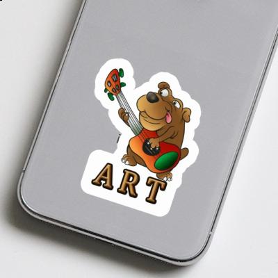 Art Sticker Guitarist Gift package Image