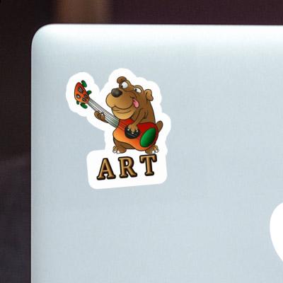 Art Sticker Gitarrist Laptop Image