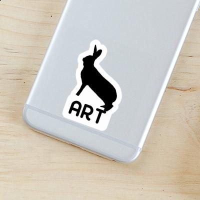 Lapin Autocollant Art Notebook Lapin Autocollant Art Gift package Image