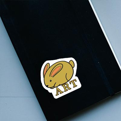 Aufkleber Art Hase Gift package Image
