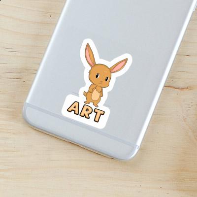 Autocollant Lapin Art Autocollant Lapin Art Image