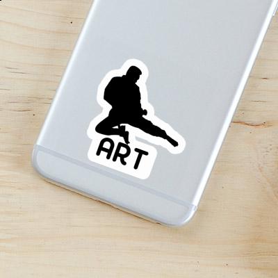 Art Sticker Karateka Laptop Art Sticker Karateka Laptop Image