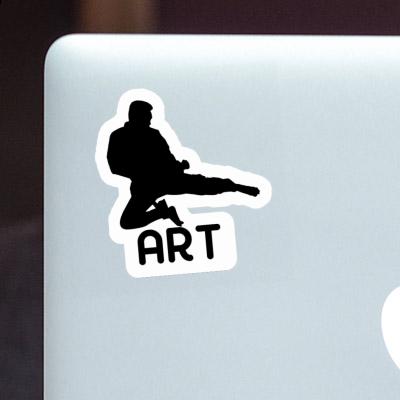 Art Sticker Karateka Laptop Art Sticker Karateka Laptop Image
