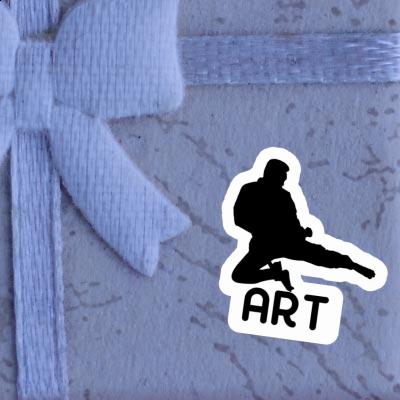 Art Sticker Karateka Laptop Art Sticker Karateka Laptop Image