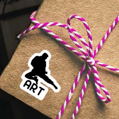 Autocollant Karatéka Art Autocollant Karatéka Art Image