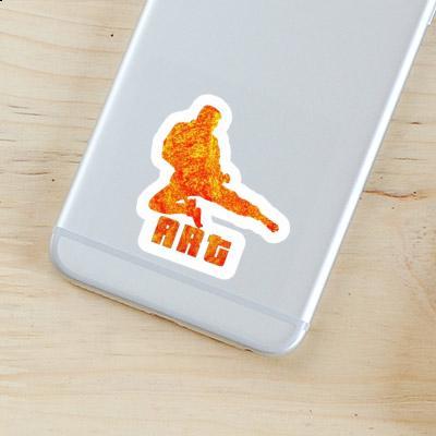 Karateka Sticker Art Notebook Karateka Sticker Art Gift package Image