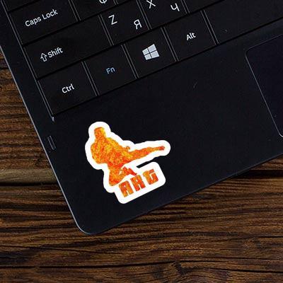 Karateka Sticker Art Gift package Image