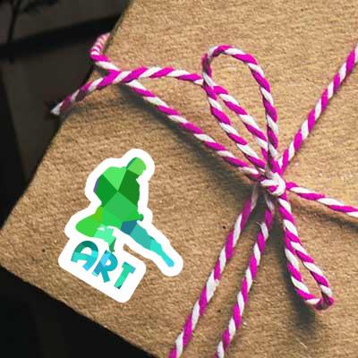 Art Sticker Karateka Notebook Image