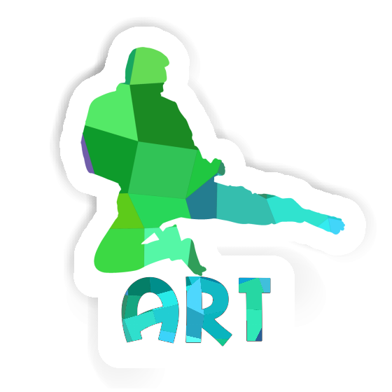 Art Sticker Karateka Notebook Art Sticker Karateka Gift package Image