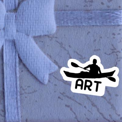 Sticker Art Kayaker Notebook Sticker Art Kayaker Gift package Image