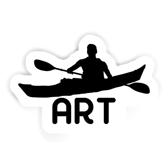 Sticker Art Kayaker Laptop Sticker Art Kayaker Laptop Image
