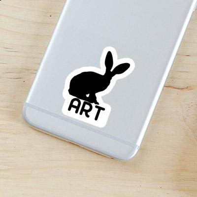 Art Sticker Rabbit Notebook Image